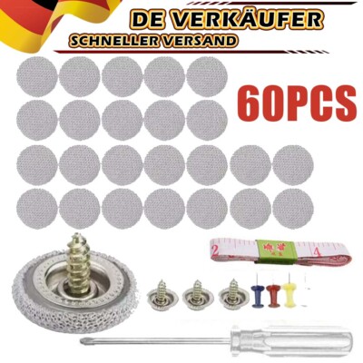 60Stk. Auto Für Reparatur Dachhimmel Befestigung Dach Schnalle Schnappnieten
