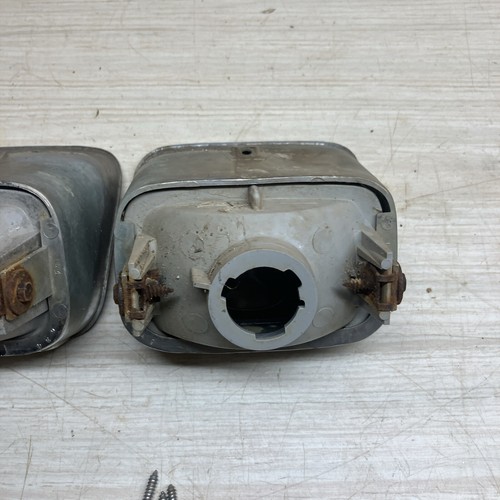 1978-81 Chevrolet Camaro Front Turn Signal Bezels Chrome Original GM Park Lights - Picture 10 of 12