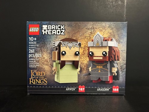Lego Brickheadz The Lord of the Rings Arwen & Aragon 40632 BRAND NEW - Picture 1 of 2