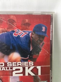 World Series Baseball 2K1 (Sega Dreamcast, 2000) Used Cracked Case