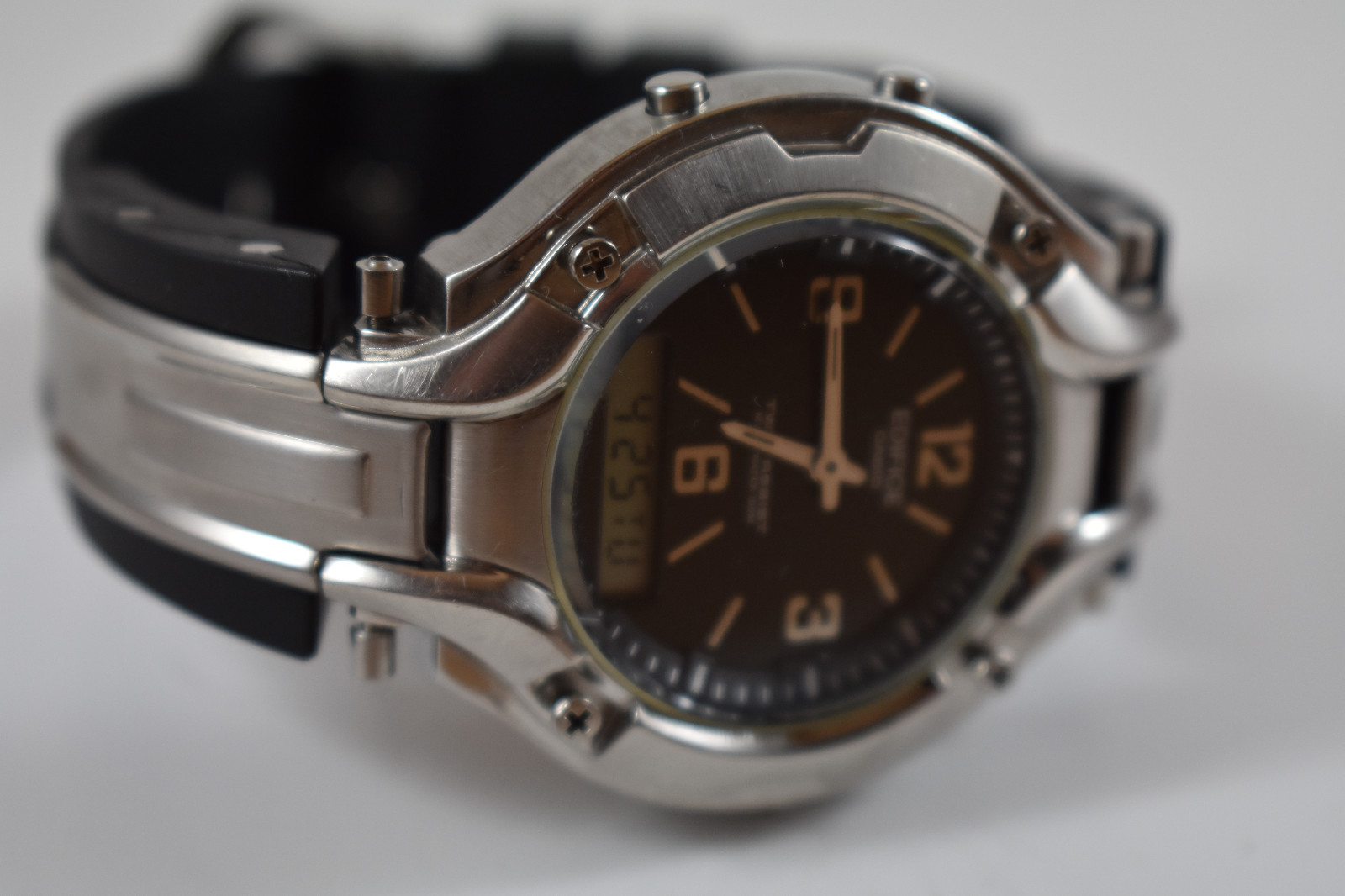 Casio Watch Vintage Edifice Amw-200 Module1301 Digital/analog RARE Wrist  for sale online | eBay