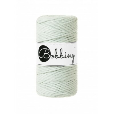3mm Regular Bobbiny Makramee Kordel Seil Single Twist Baumwolle 100m