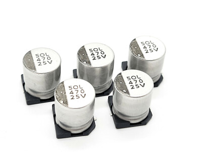 Condensatore Elko 10x Radiale 470µF 6,3V | SMD Condensatore Elettrolitico Fino A 85°C | 470uF Condensatore Elettrolitico Da Elna - Foto 4