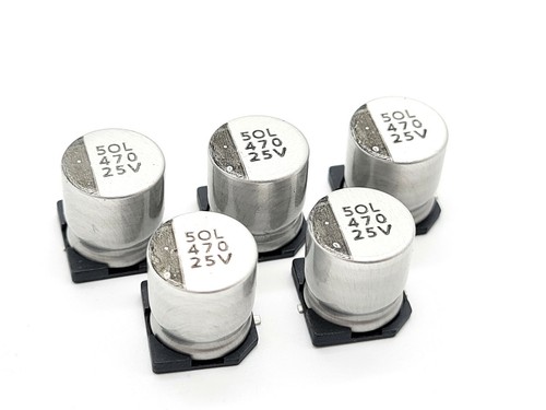 Condensatore Elko 10x Radiale 470µF 6,3V | SMD Condensatore Elettrolitico Fino A 85°C | 470uF Condensatore Elettrolitico Da Elna - Foto 8