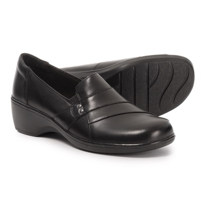 clarks women's may marigold casual shoes black 10m