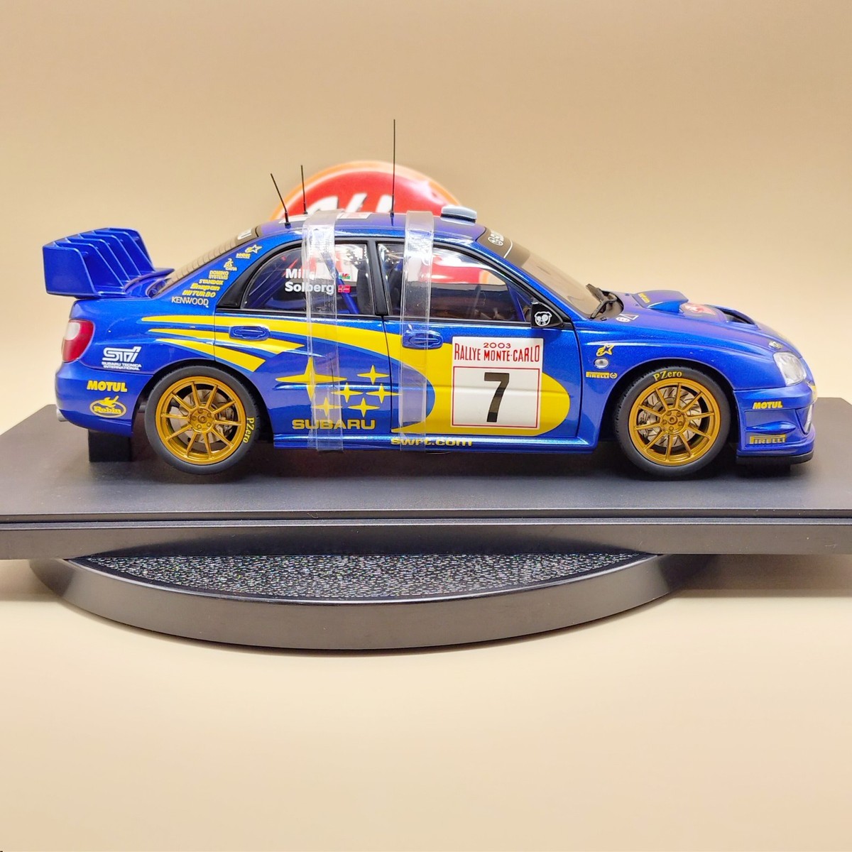 AUTOart 1/18 Subaru Impreza WRC 2003 Rally of Monte Carlo Silberg