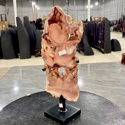 3.2LB Natural Purple & Pink Crystal Cluster Healing Gemstone Home Decor Ornament