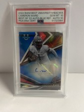2022 Bowman’s Best Blue RC Cam Ward GM10 Auto 10 72/150 POP1