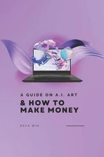 A Guide on AI Art: & How to Make Money by Raya Win Paperback Book