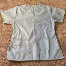 Wink WonderWORK Women's V-Neck Scrub Top Size Small