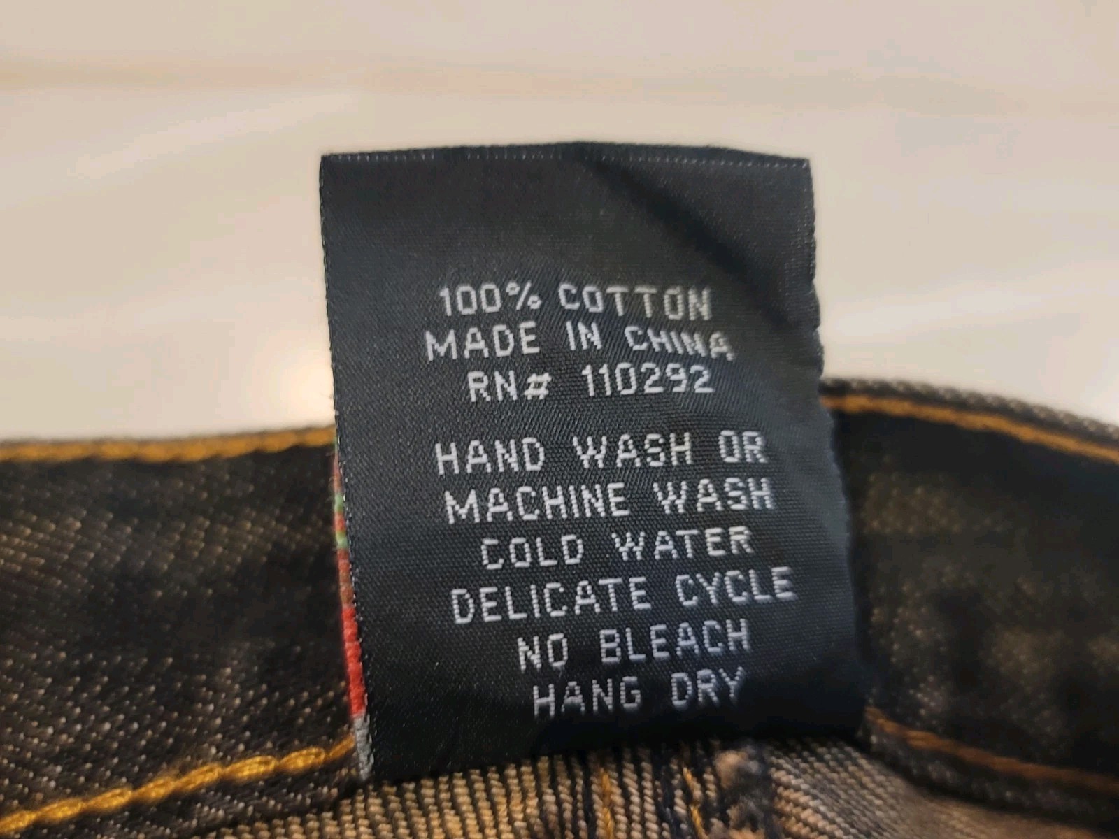 Vintage Miskeen Originals Eagle Emboideey Black Jeans Size 44x33 image 10