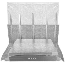 Large WiFi Router Cover Faraday Bag E M F Protection Shield, Beige