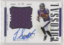 2018 National Treasures Rookie Colossal Signatures 31/99 Jaleel Scott Auto gn1