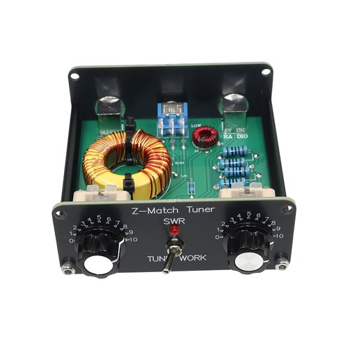 5W QRP Z-match Manual Antenna Tuner 3-28 MHz BNC Interface Adapter - Zdjęcie 6 z 12