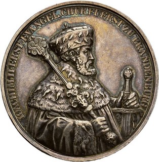 Künker: Brandenburg Preussen Ag Medaille o.J (1839) 300 Jahrfeier Reformation