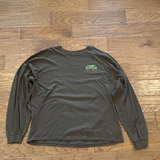 John Deere Gator Utility Vehicles Brown Long Sleeve Shirt XXL
