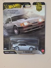 Hot Wheels Pop Culture Power Trip 1984 Mustang SVO Die Cast.