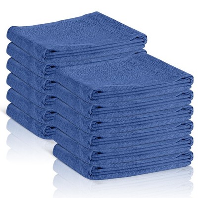 Surgical Towels for Cleaning Huck Towels 12 Pack 100% Cotton Size 15x25 Blue ...