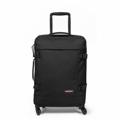 Eastpak Trolley TRANS4 S Black, 44L, Handgepäck in Schwarz