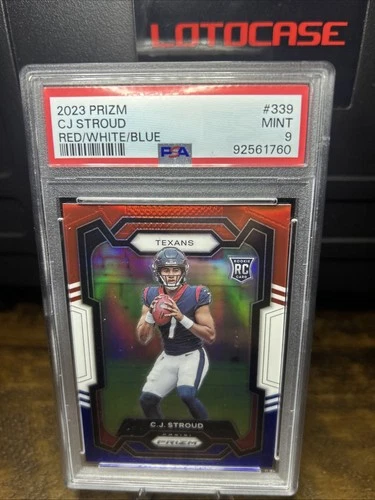 2023 Panini Prizm - Rookies C.J. Stroud #339 Red White & Blue Prizm (RC)