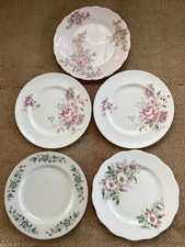VINTAGE 5 x BELLISSIMI PIATTI PICCOLI REGAL TOSCAN ROYAL ALBERT SNOWHITE JOHNSON BROS