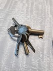 ANTIQUE IRON LOCK WITH CHAIN & 6 KEYS PADLOCK — photo 4