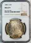 1881 S Morgan Silver Dollar NGC MS-67+ Plus