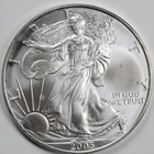 2005 American Silver Eagle (BU) - AUTHENTIC - In a Capsule to Protect It!