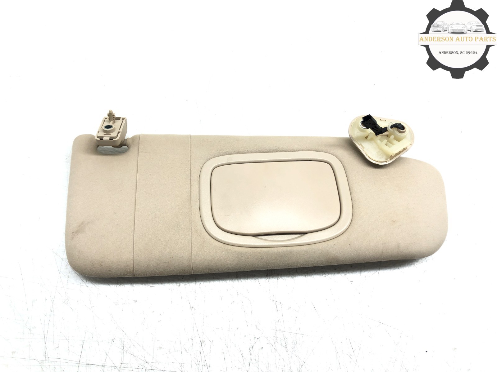 2014-2017 MASERATI QUATTROPORTE RIGHT PASS FRONT SUNVISOR W/ MIRROR OEM #NOTE