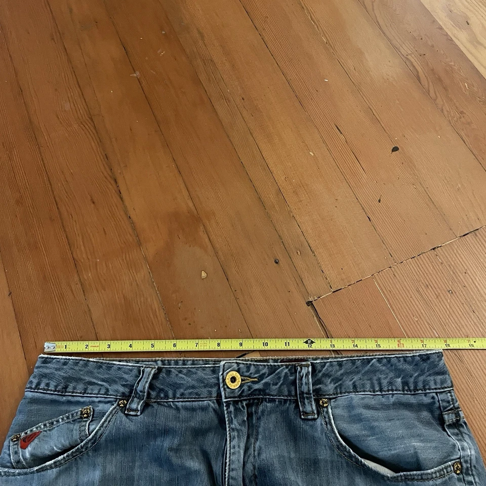 VTG Y2K Quiksilver Jeans Mens 34 (fits 35x28) Baggy Relaxed Quikjean Loose Boot - Image 4 of 4