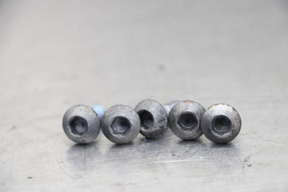 04-09 YAMAHA FZ6 FRONT BRAKE ROTOR BOLTS DISC HARDWARE SCREW SET KIT Foto 4 de 4