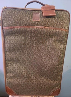 Vtg HARTMANN Luggage Wings Diamond Jacquard 22  Wheeled Suitcase Carry On 