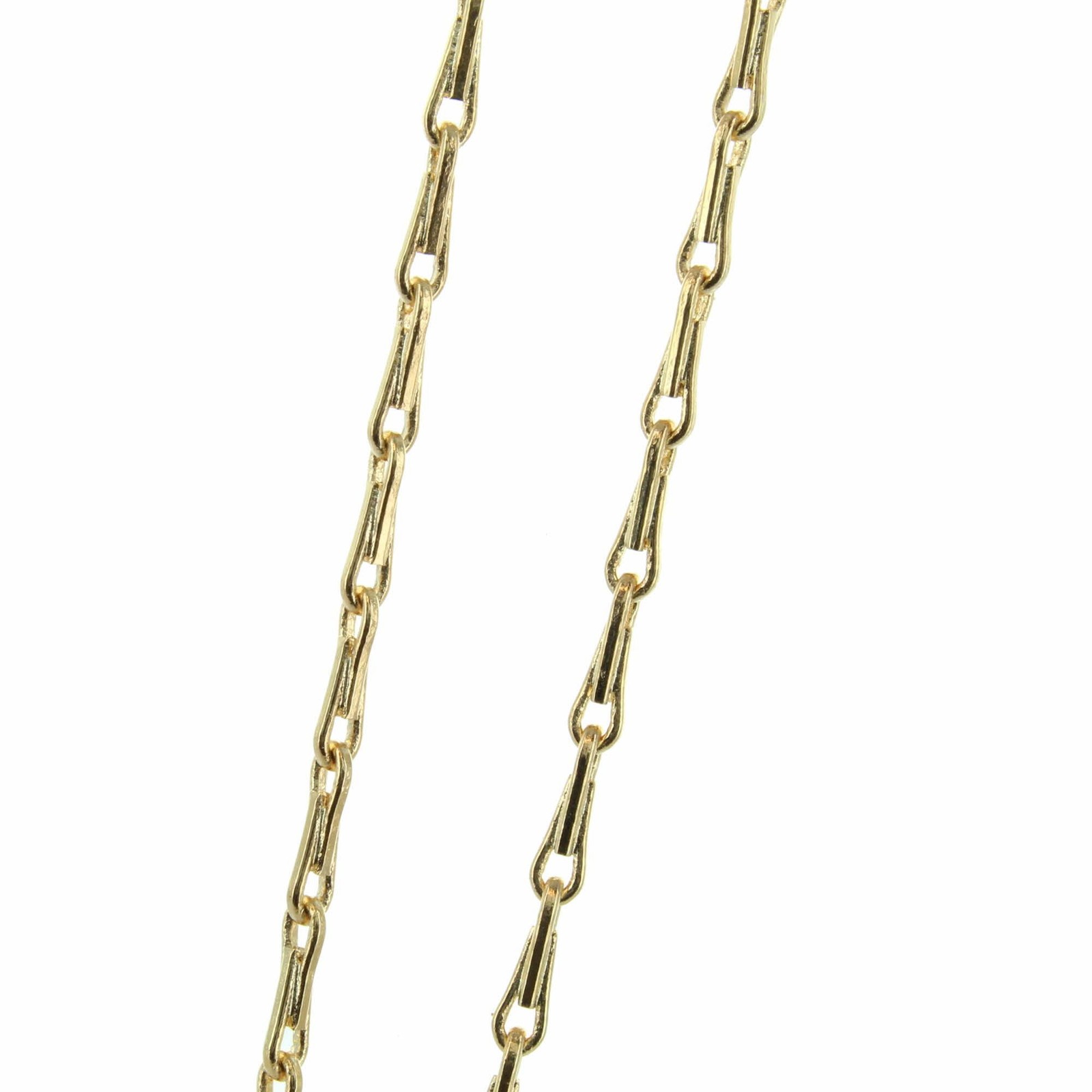 Chaîne en plaqué or maille épi 70cm le cadeau mémorable pour célébrer un anniversaire unique