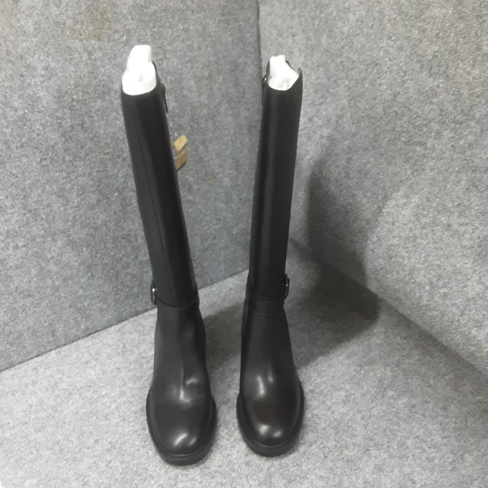 Botas altas Vince Camuto para mujer Vianah 8W cuero negro  Foto 2 de 4