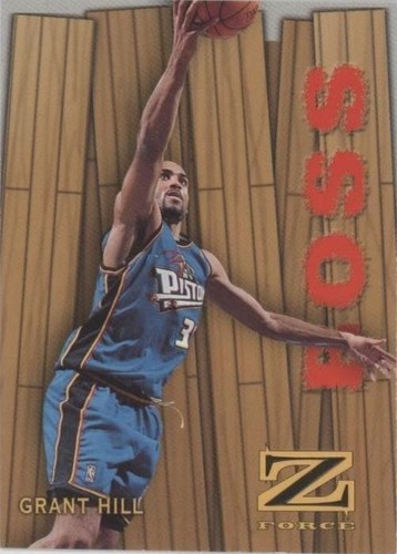 GRANT HILL 1997 SKYBOX Z-FORCE BIG MEN ON COURT SP #7 PSA 9 HOF