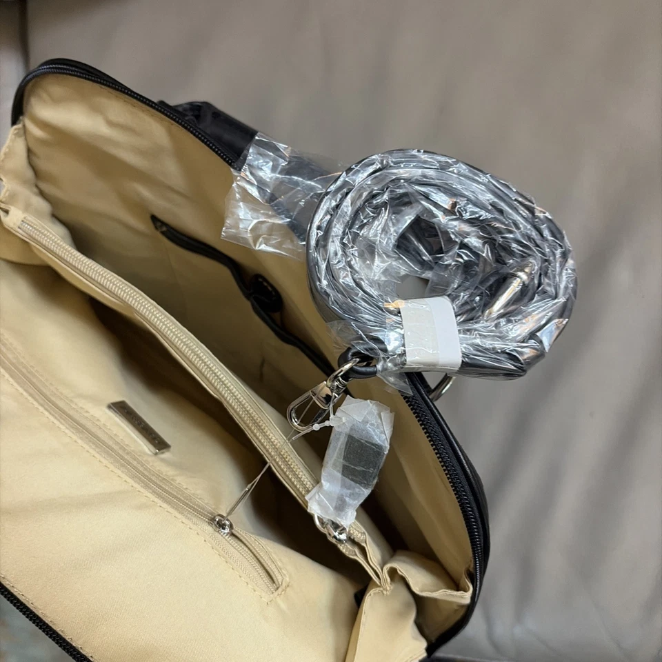 Nuevo con etiquetas Bolso Giani Bernini Saffiano Cúpula a Cuadros Vacaciones Cuadros/Rojo Foto 4 de 4