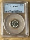 1942-S Mercury Dime MS66 PCGS