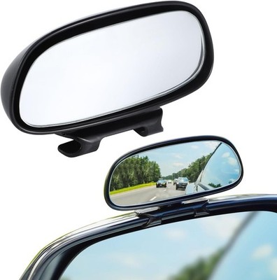 Blind Spot Mirror HD Glass Frameless Convex Rear View Mirrors Exterior  Plus Add