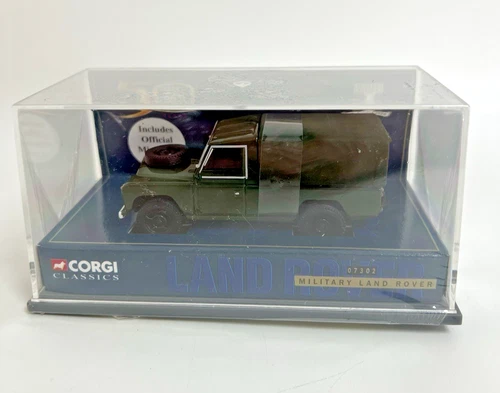 Vintage Corgi Classics 1:43 Military Land Rover Green 07302 NEW SEALED