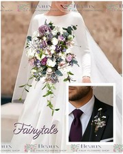 Silk Rose, peony, Cascading