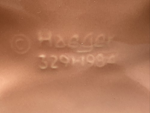 VTG HAEGER Pink Ceramic Display Stand Base 3291-1984 Vintage Pottery Plant Riser - Picture 5 of 9