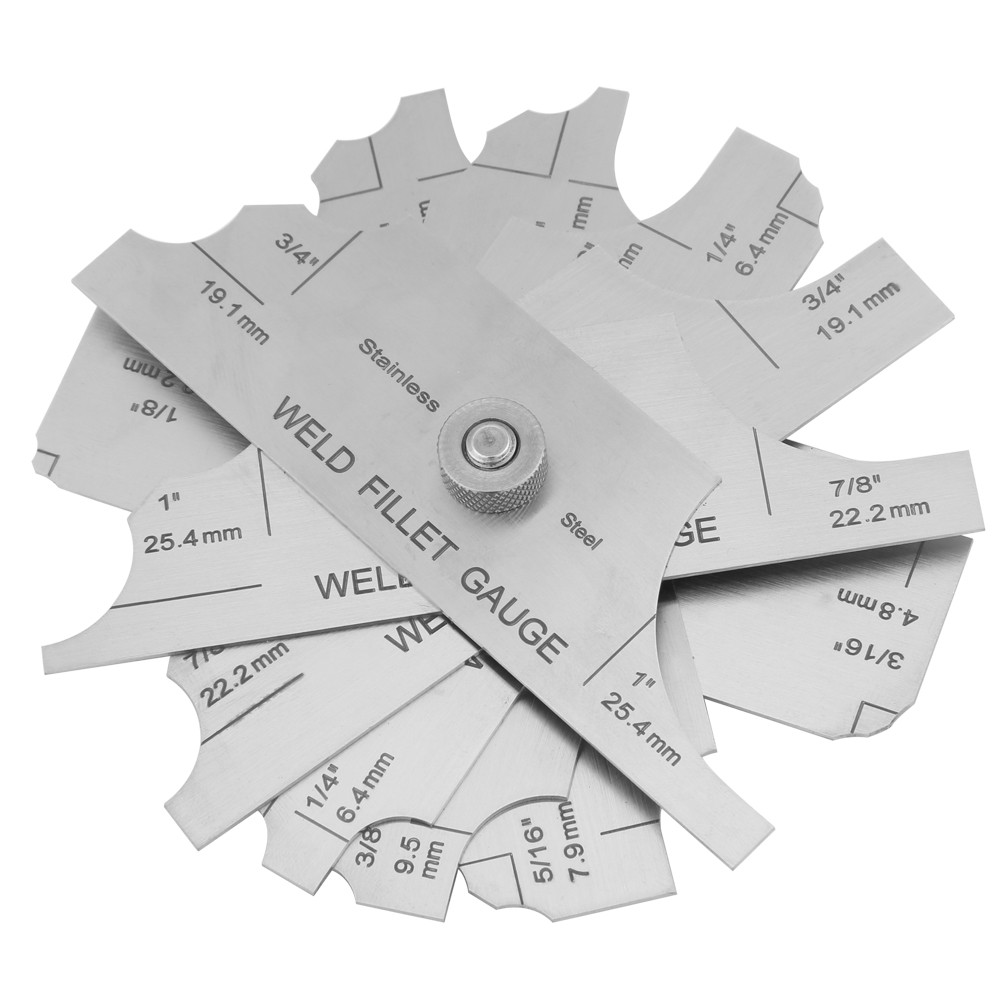 ⁺ Welding Gauge Gage Test Ulnar Welder Inspection Gauge Both Inch And