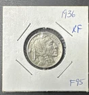 1936 -- Buffalo Nickel -- XF