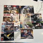 lego star wars instruction manual lot 7201, 7655, 75206, 75162, 9676, 9685, 9674