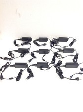 Lot Of 9 Lenovo 65W Yellow Rectangle Slim Tip Ac Adapters, Assorted Models