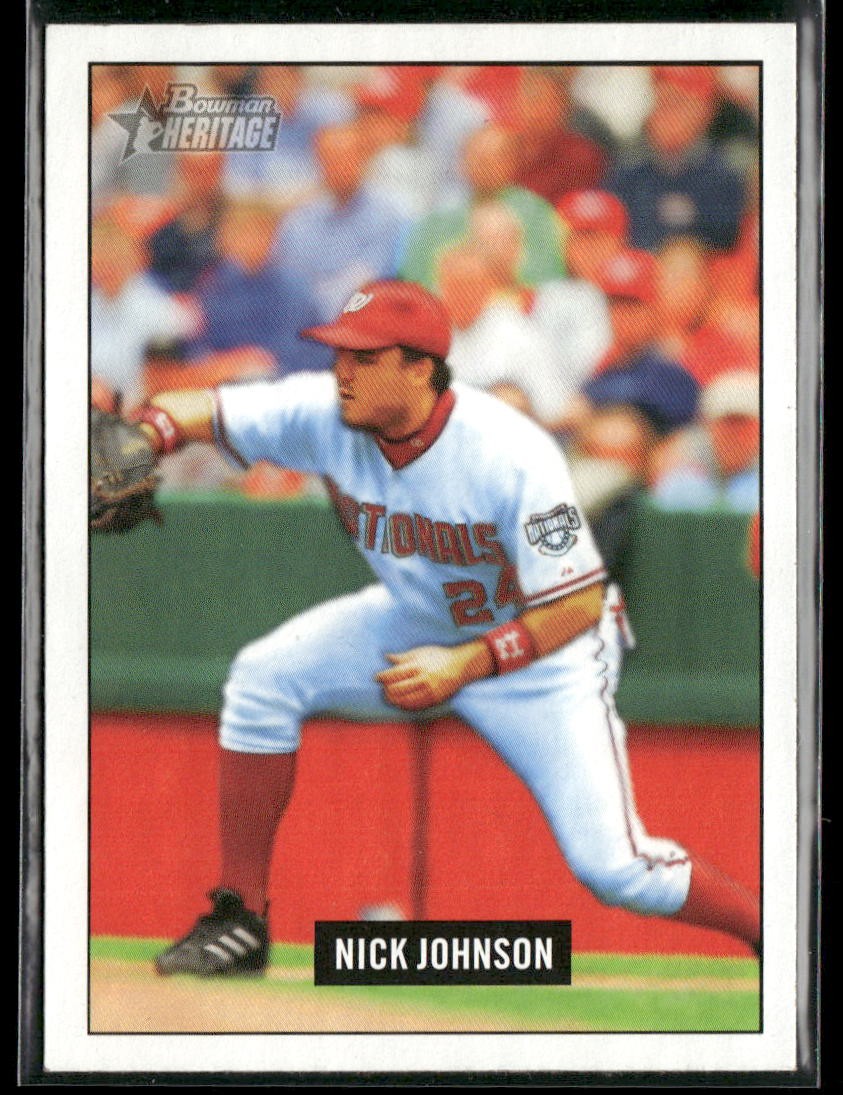 2005 Bowman Heritage #308 Nick Johnson 6Ah
