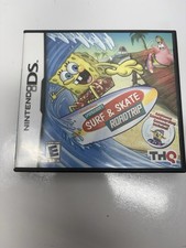 SpongeBob’s Surf & Skate Roadtrip Nintendo DS Complete CIB Tested Authentic