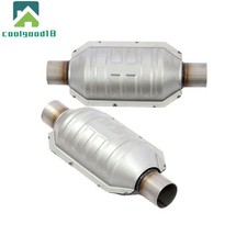 Pair 2 Inletoutlet Catalytic Converter Highflow For Ford Mustang 4.6l 5.4l