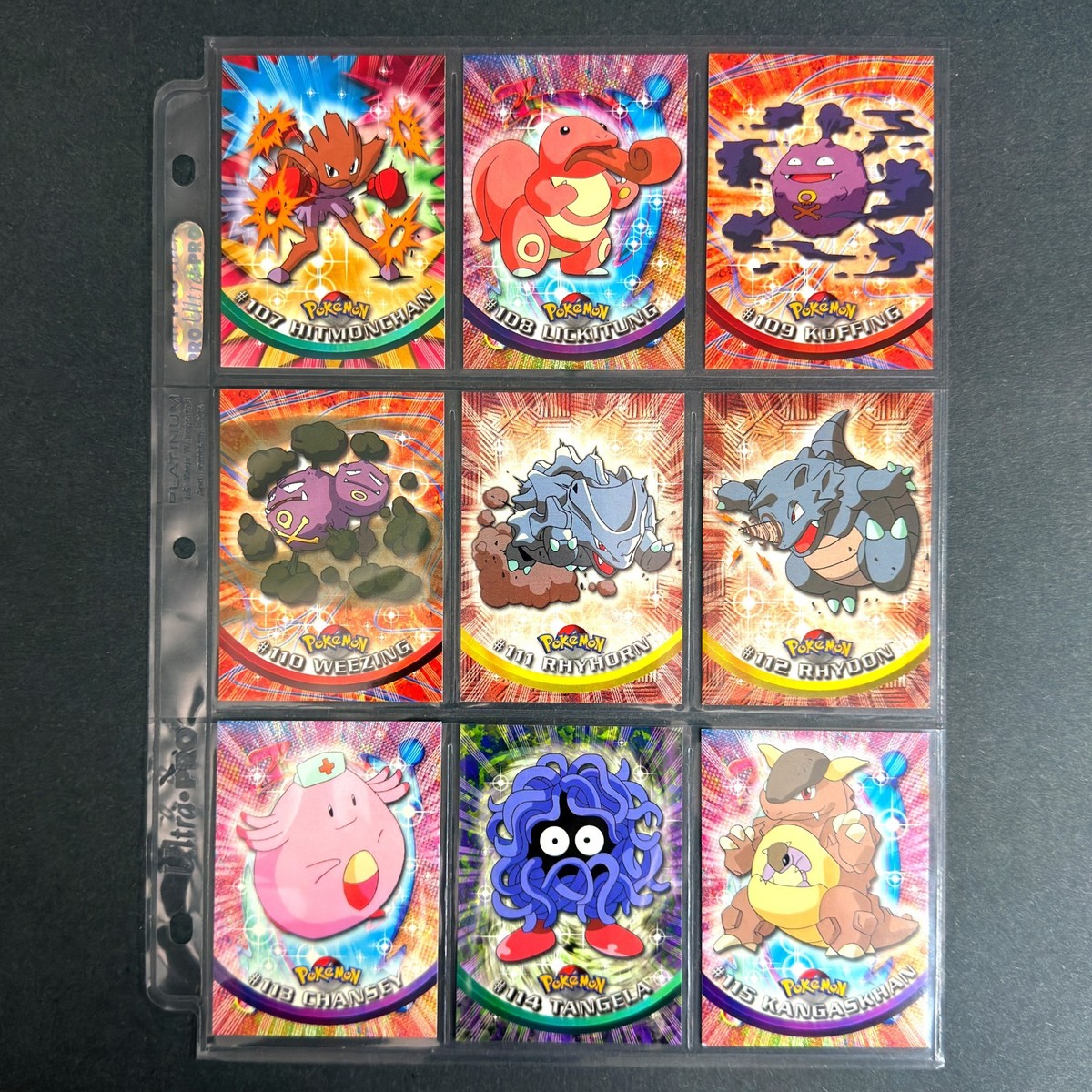 topps Pokemon TV Animation Edition Series 2 Non Holo Foil Blue