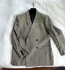 J.Crew Ludlow Dinner Jacket in Carpini Italian Linen-Cotton 38R Gray